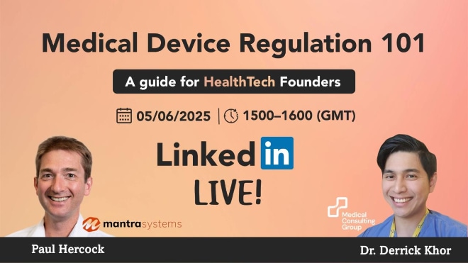 LinkedIn live webinar poster.
