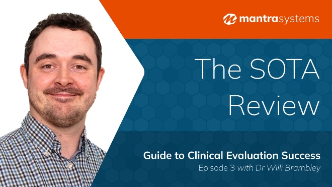 A poster frame for our Clinival Evaluation video series featuring Dr. W. Brambley.